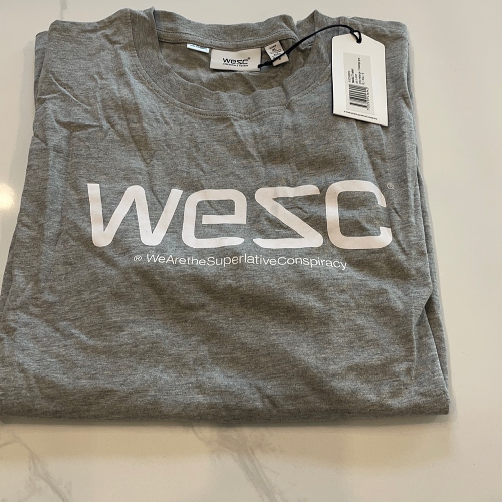WESC T-shirt gray men’s - new with tags XL